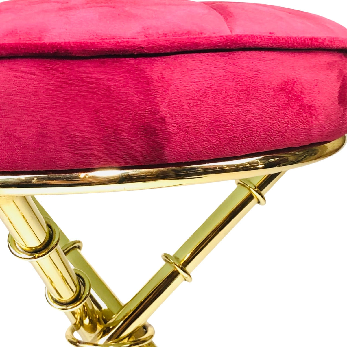 Sweetly Vintage Diva Velvet Ottoman Stool