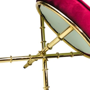 Sweetly Vintage Diva Velvet Ottoman Stool