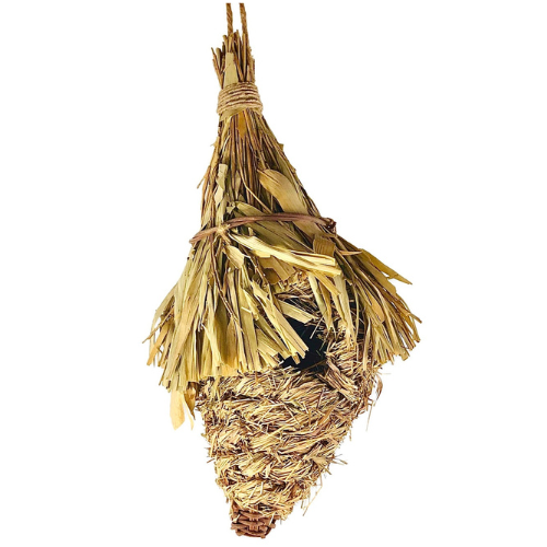 Sweetly Vintage Driftwood Woven Hanging Birdhouse