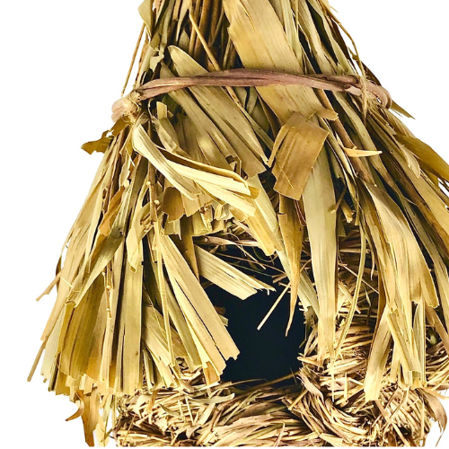 Sweetly Vintage Driftwood Woven Hanging Birdhouse